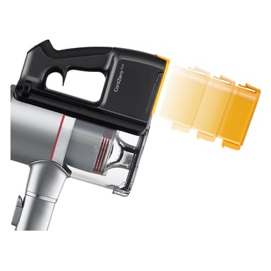 LG A9K-CORE1S aspiradora de pie y escoba eléctrica Aspiradora escoba 2 en 1 Batería Secar HEPA Sin bolsa 0,44 L 200 W Plata