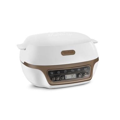 TEFAL Cake Factory + KD802112 Creatore di torte intelligente - Bianco / marrone metallizzato