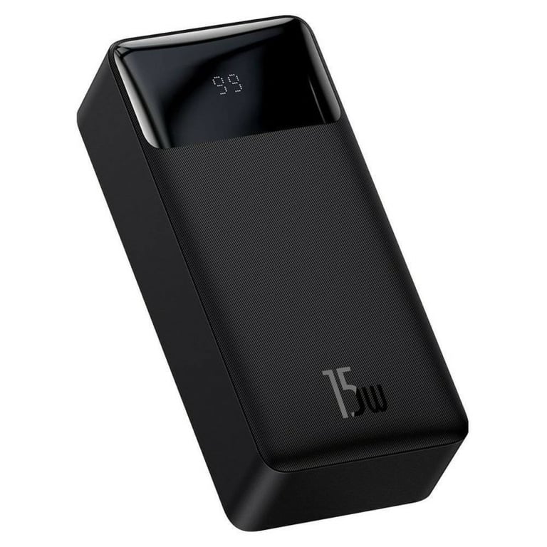 BASEUS  PPBD050201 banque d'alimentation &eacute;lectrique Lithium Polym&egrave;re (LiPo) 30000 mAh Noir - Neuf