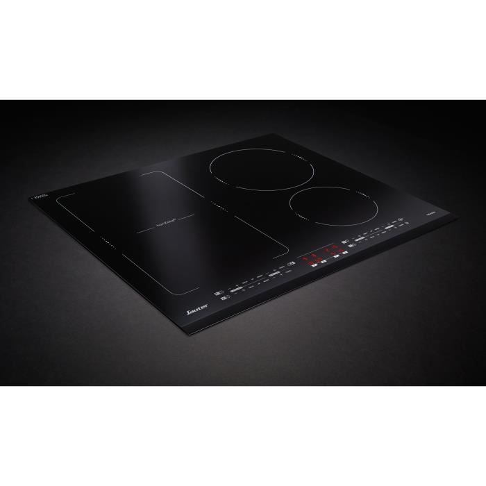 Table de Cuisson Induction SAUTER 4 foyers L60 x P51cm SPI4664B Revêtement verre - vue 3