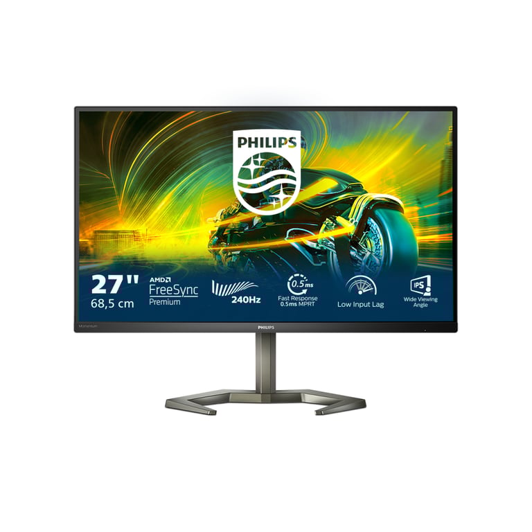 Philips 27M1N5200PA00 27p FHD IPS 240Hz 400cdm2 HDMI2.0x2 DP USB 3.2x4 Pivot - vue 9