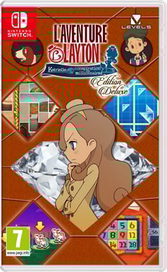 EL MISTERIOSO VIAJE DE LAYTON: Katrielle y la conspiración de los millonarios - Edición Deluxe Nintendo Switch Inglés, Francés