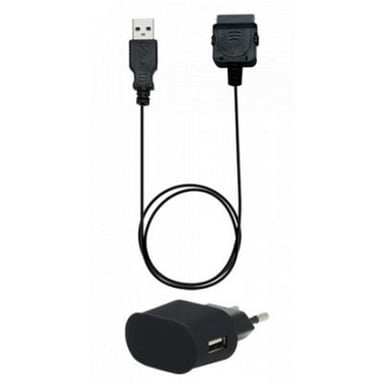 Mini chargeur de voyage 1A pour iPhone 3G/3GS/4/4S et iPod Touch Noir