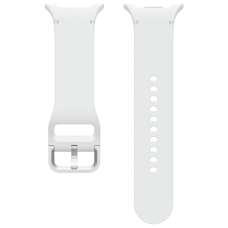 Bracelet Sport original pour Samsung Galaxy Watch 8 (40/44mm) / Classic (46mm) - S/M - Blanc - Neuf