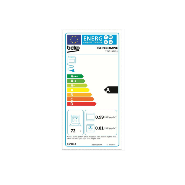 Cuisinière dessus induction BEKO FSE68302MWC - Neuf