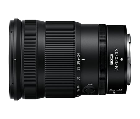 Objetivo híbrido Nikon Z 24 120mm f 4 S negro