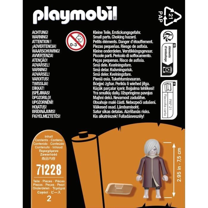 Playmobil 71228 Nagato La Réincarnation des Âmes Naruto Shippuden Comprend Le Personnage de Nagato Le véritable Pain Dès - vue 4