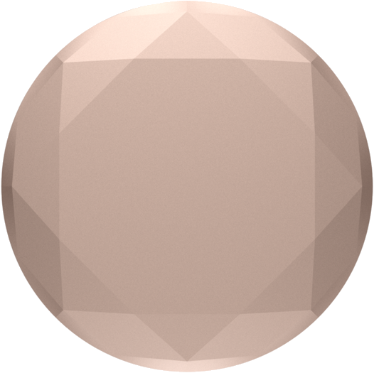 PopSockets PopGrip, Diamant Métallique Or Rose