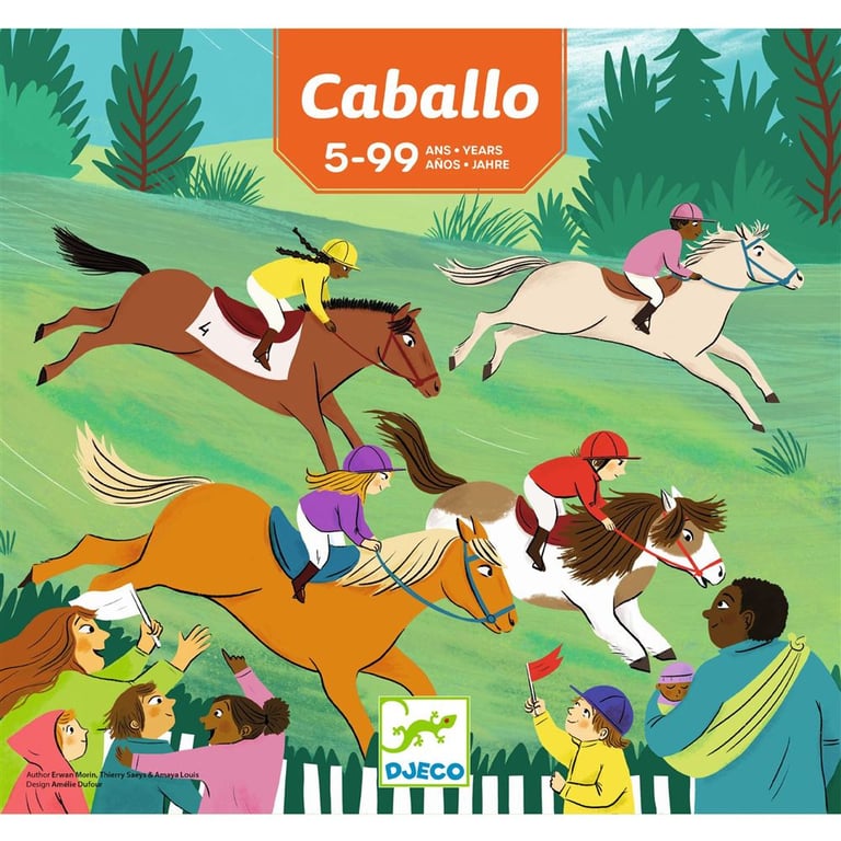 Jeu De Stratégie Djeco Caballo – Course Stratégique Familial 2-4 Joueurs - vue 2
