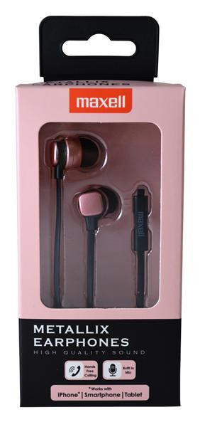 Ecouteurs MAXELL METALLIX Intra auriculaire Filaire Isolation de bruit - vue 2