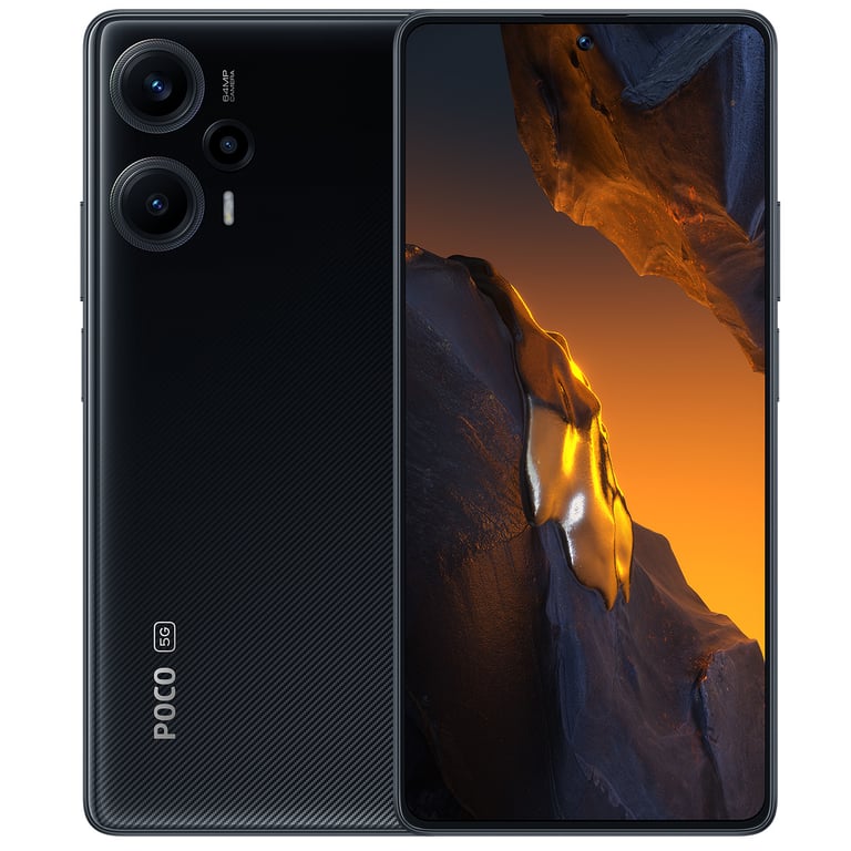 Poco F5 (5G) 8 Go 256Go, Noir (Black), Débloqué - Neuf