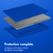 imoshion Coque rigide pour Apple MacBook Air 13 pouces (2022 / 2024 M3 chip / 2025 M4 chip) - Cobalt Blue