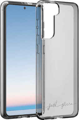 Coque pour Samsung Galaxy S21 5G Infinia Eco-conçue Transparente Just Green