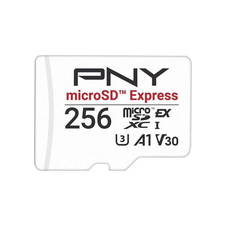 PNY microSD™ Express Carte m émoire microSDXC UHS I U3 V30 A1 jusqu'à 890750 Mo/ en Lectureécriture idéale pour Les appareils compatibles microSD Express comme la Nintendo Switch 2 - vue 2