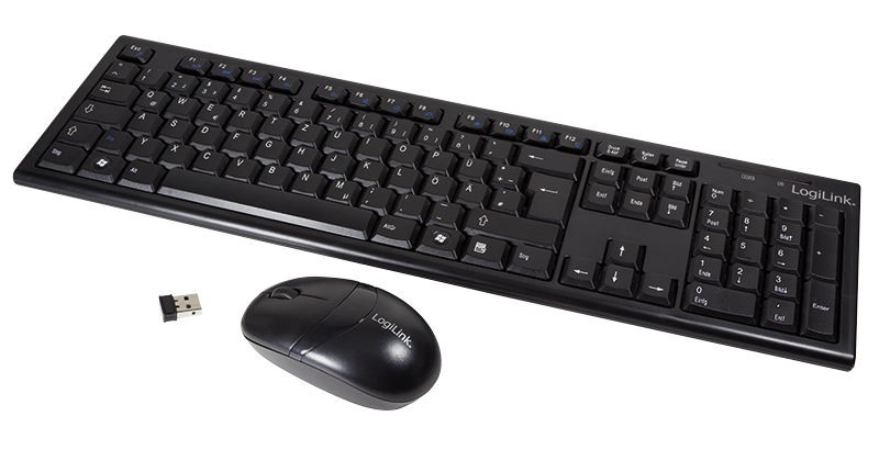 LogiLink ID0104 clavier incluse Bureau RF sans fil QWERTZ Neuf - vue 2