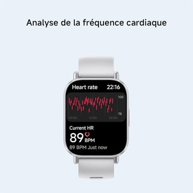 Xiaomi Redmi Watch 5 Active 5,08 cm (2'') LCD 49.1 mm Numérique 320 x 385 pixels Écran tactile Noir