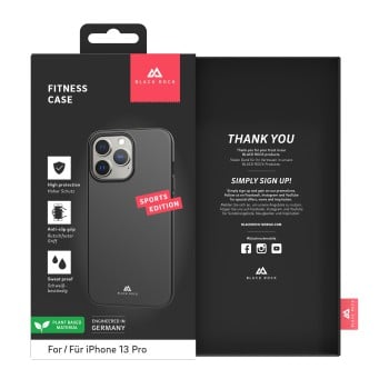 Funda protectora ''Fitness'' para Apple iPhone 13 Pro, negra