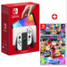Switch OLED & Mario Kart 8 Deluxe - Console di gioco portatile 17,8 cm (7'') 64 GB Touch screen Wifi Nero, Bianco