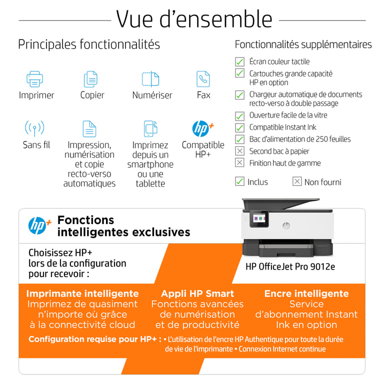 Imprimante jet d'encre HP OfficeJet Pro - vue 4