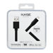 Câble Lightning certifié MFi Apple Charge Speed 3A charge/ sync (1M), Noir de jais