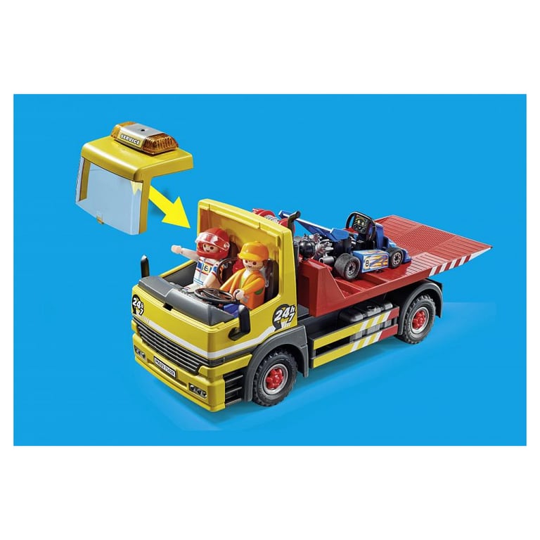 Jeux D'imitation Dépanneuse Avec Quad Playmobil La Boite - vue 2