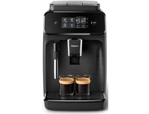 Philips 1200 series Série 1200 Noir mat EP1220/00 Machine expresso broyeur, 2 boissons, mousseur lait