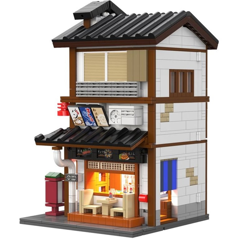Cada Jeu de construction Bistrot Izakaya japonais 1195 pièces avec LED Brique - vue 4