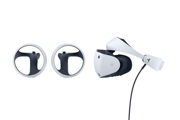 Sony PlayStation VR2 Pantalla con montura para sujetar en la cabeza Negro, Blanco