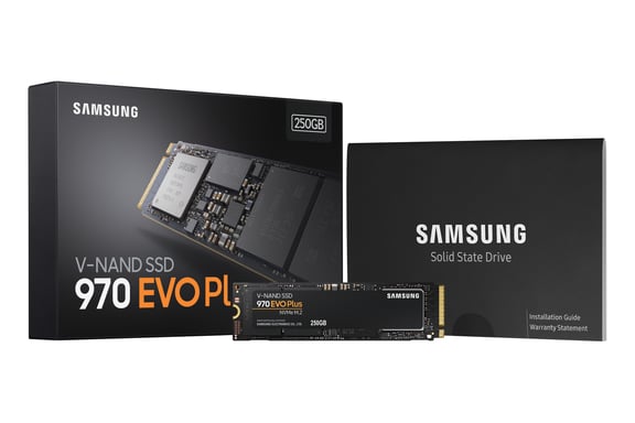 SSD SAM. 250G 970 EVO PLUS M.2 M.2 2280 - PCIe 3.0 x4 NVMe SAMSUNG MZ-V7S250BW