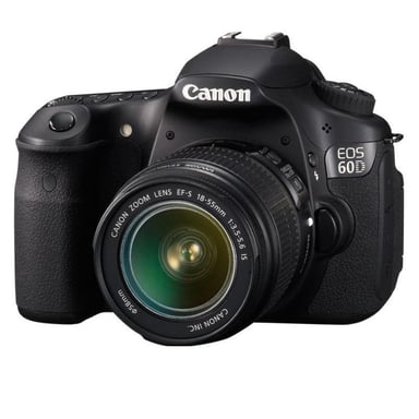 Canon EOS 60D + EF-S 18-55 IS Kit d'appareil-photo SLR 18 MP CMOS 5184 x 3456 pixels Noir