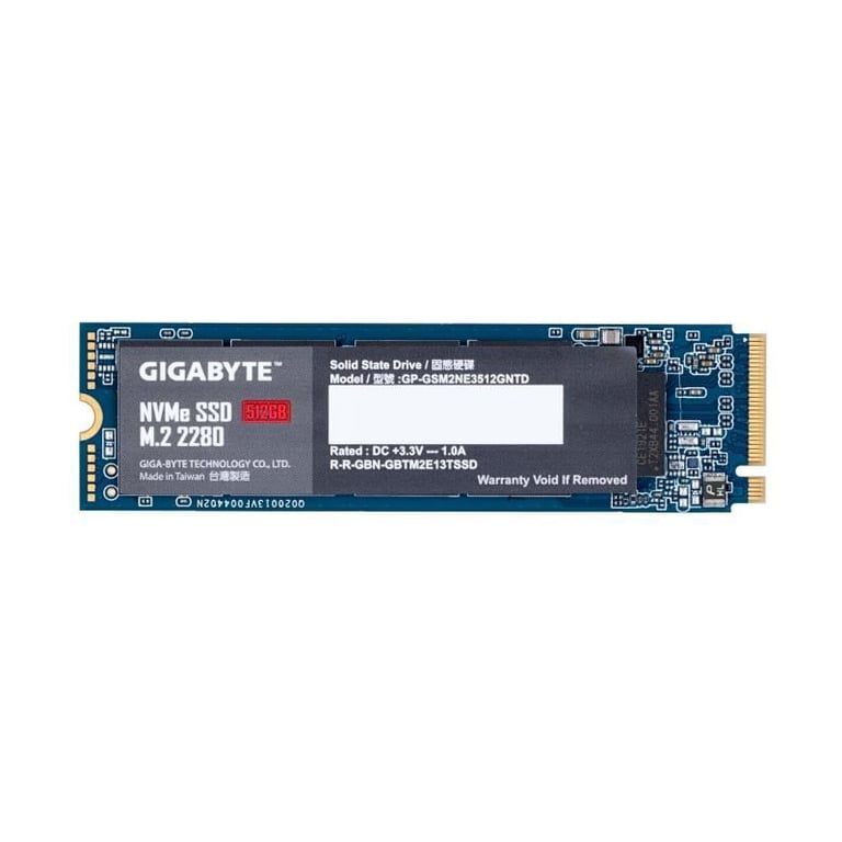 Gigabyte 512 Go SSD M.2 NVMe PCIe 3.0 x4