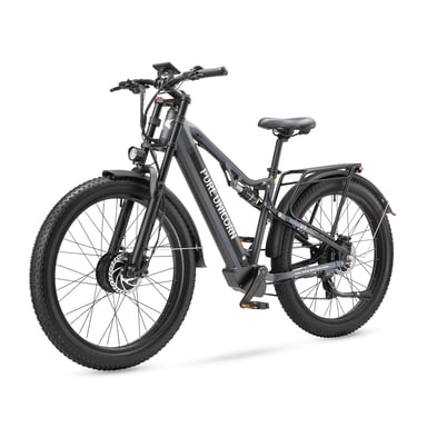 Bicicleta de Montaña Eléctrica Pure Unicorn U7 con Doble Suspensión, Batería de 2000W, 48V y 19.2 AH
