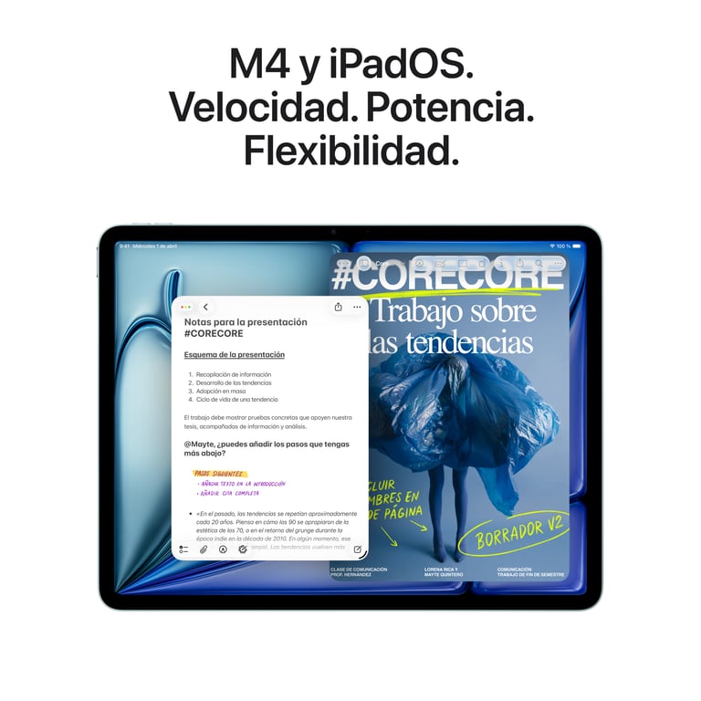 Apple iPad Air M4 2026 11 Wi Fi Space - vue 7