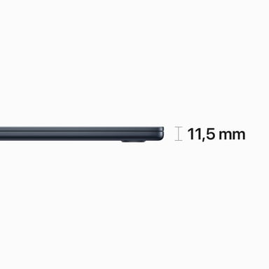 MacBook Air M2 (2023) 15.3', 3.5 GHz 256 Gb 8 Gb  Apple GPU 10, Medianoche - AZERTY