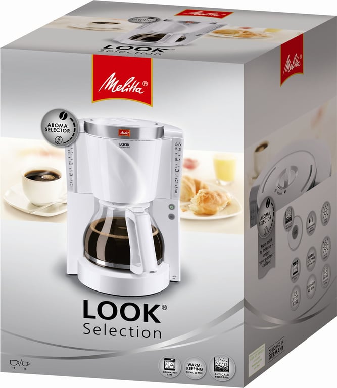 MELITTA Cafétière Look IV Selection 1011 03 Acier Brossé - vue 4