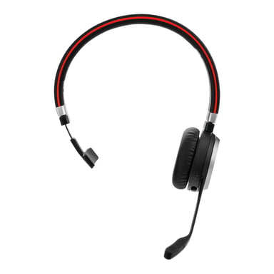 Jabra Evolve 65 SE MS Mono - Micro-casque - sur-oreille - Bluetooth - sans fil - USB - avec support de chargement