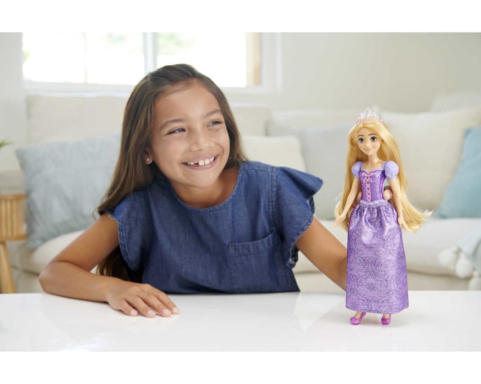 Poupée Raiponce Disney Princess Mattel HLW03 – Tenue Scintillante et Accessoires - vue 9