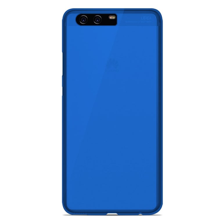 Coque silicone unie compatible Givré Bleu Huawei P10 Plus - 1001 coques