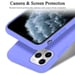 Coque pour Apple iPhone 11 PRO en LIQUID LIGHT PURPLE Housse de protection Étui en silicone TPU flexible