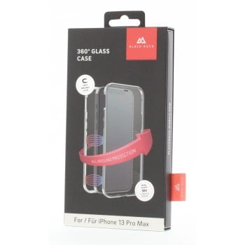 Carcasa protectora ''360° Glass'' para Apple iPhone 13 Pro Max, plateada