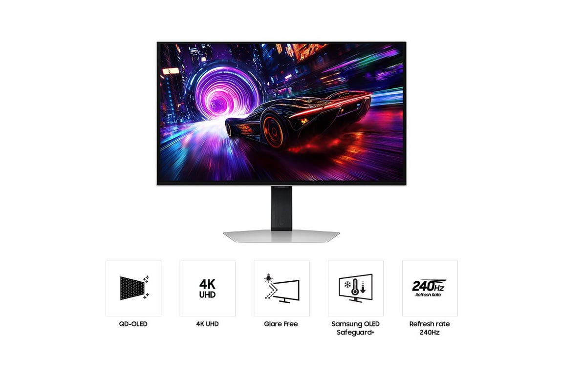 Samsung S32FG816SU écran plat de PC 81,3 cm (32 ) 3840 x 2160 pixels 4K Ultra HD OLED Argent - Neuf
