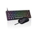 Combo Clavier 65% et Souris Gaming THE G-LAB Combo Titan 12 800 DPI Câblé Noir RGB