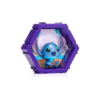 Disney Figura Conectable con Efecto Visual WOW! PODS 4D Modelo Stitch Violeta