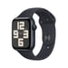Apple Watch SE OLED 44 mm Numérique 368 x 448 pixels Écran tactile Noir Wifi GPS (satellite), S/M