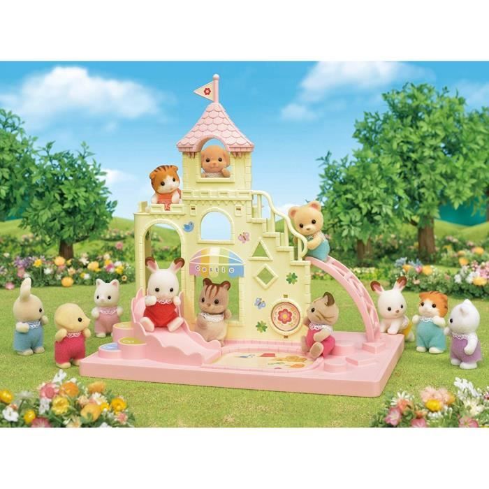 5319 - Le Château des Bébés - La Creche, l'École - Bébé Lapin Chocolat - Mixte - 3 ans - Neuf