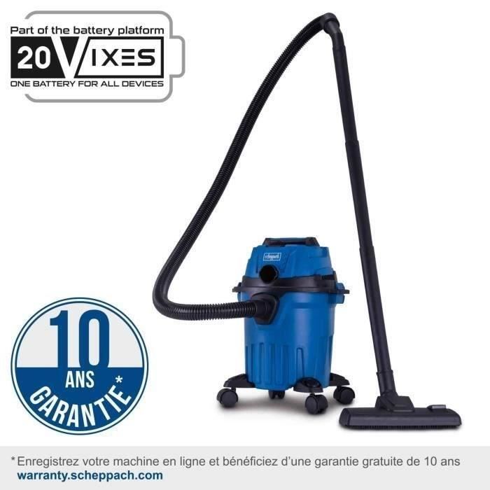 Aspirateur eau et poussière sans fil SCHEPPACH C NTS15 X SET – Starterkit 4Ah - vue 1