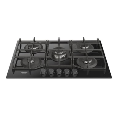 Hotpoint HAGS 72F/BK 1 Negro Integrado 73 cm Gas 5 zona(s)