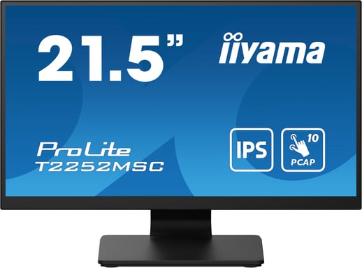 T2252MSC-B2 (21.5'') - Moniteur tactile Iiyama, Noir