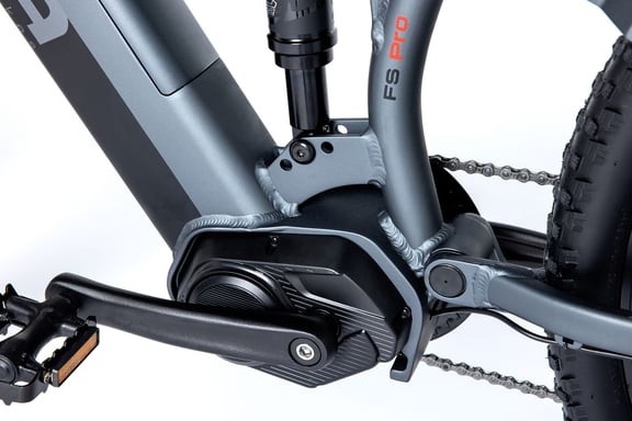 VTT Electrique, EMTB-27.5'' PRO Moteur Central, Full Suspension, SHIMANO ALTUS 8 Vitesses & Freins a disque Hydraulique, Bat. Ion Lithium 48V 13Ah