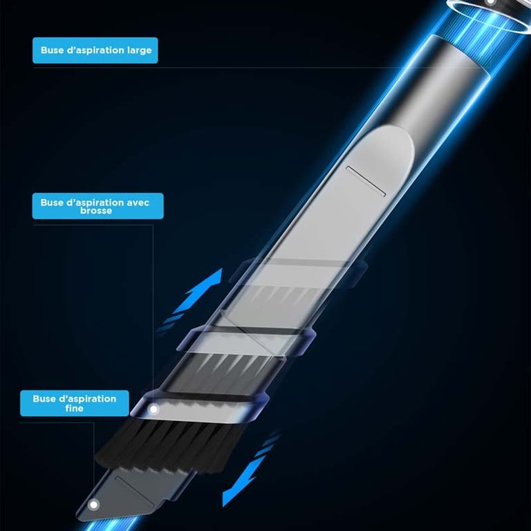 Vortex Crc90 Aspirateur à Main Sans Fil Pliable Avec Led Et Accessoires Neuf - vue 2